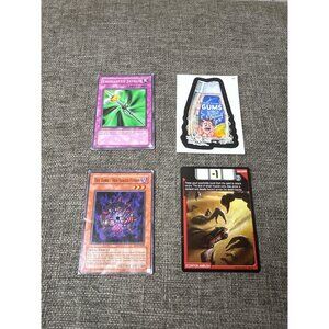Mixed Trading Card Lot Featuring Yu-Gi-Oh Hot Wheels Vintage Sticker